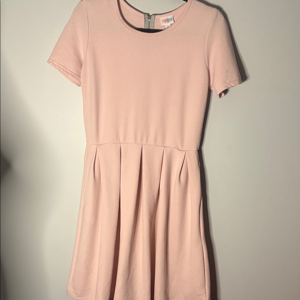 LuLaRoe Pink Short Sleeve Dress